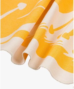 Жълто одеяло 165x200 cm Lino – noo.ma