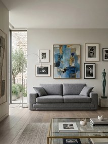 Диван Matrix двуместен-145φ 90β εκ.-Γκρι