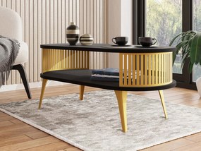 Холна маса Fikoli II-Черно - Злато