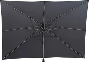 Градински чадър със странична стойка Hesperide Equador, Анодизиран,4x3 m - Сиво/Маслина