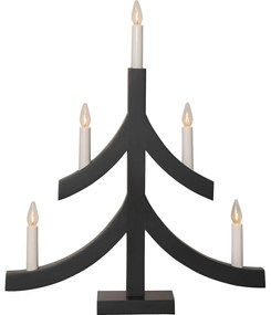 Тъмносива коледна светлинна украса Pagod – Star Trading