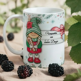 Коледна чаша - За най-добрата баба с име