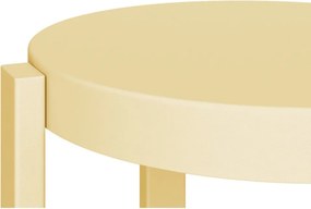 Жълт стоманен бар стол (височина на седалката 75 cm) Doon – noo.ma