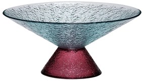 Червенo-синя стъклена купа купа за плодове ø 25 cm Bonbon – Hübsch