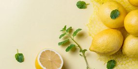 Картина на платно – Лимони с мента