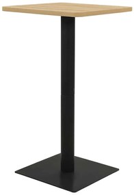 321926 vidaXL Бистро маса, дъбов цвят, 60x60x107 см