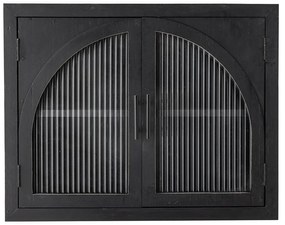 Черна висяща витрина от масивна ела 62x49x23 cm Lario – Bloomingville