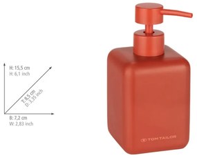 Оранжев диспенсер за сапун от полиресин 380 ml Tom Tailor T-Rounded – Wenko