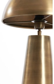 Настолна лампа в бронзов цвят с метален абажур (височина 52 cm) Dita – Light &amp; Living