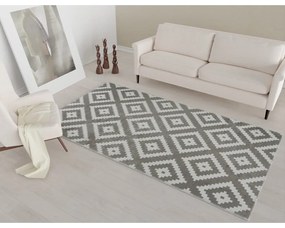 Светлокафяв и кремав килим, който може да се мие, 230x160 cm - Vitaus