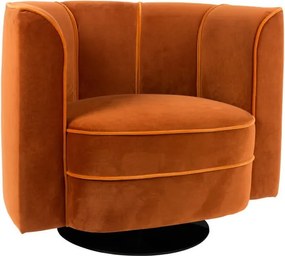 Оранжев фотьойл Flower - Dutchbone