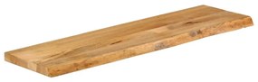 370482 vidaXL Плот за маса, жив ръб, 120x30x3,8 см, масивно дърво манго