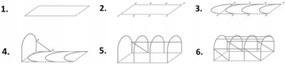 Конструкция за градинска фолиева оранжерия 2,5x5m PREMIUM