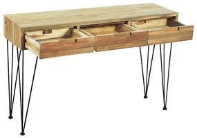 244573 vidaXL Конзолна маса, 120x35x76 cм, тик масив