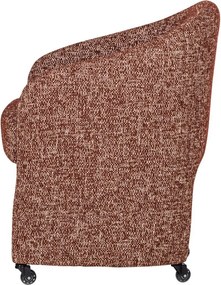 Теракотен тапициран офис стол Cordo – WOOOD