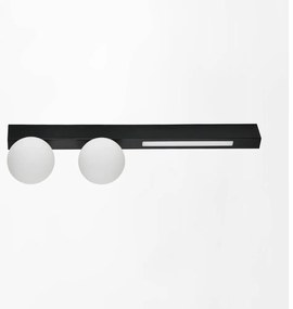 Zuma Line W231102-2 - LED стенен лампион LUND 2xG9/40W/230V + LED/6W черен