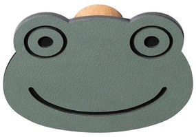 Сиво-зелена стенна стоманена кука Frog Dot Nupo – LIND DNA