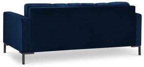 Тъмносин кадифен диван Bali - Cosmopolitan Design