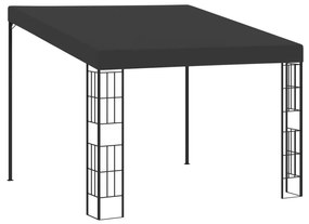 Sonata Шатра за стенен монтаж, 3x3 м, антрацит, текстил