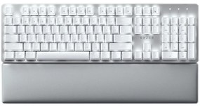 Razer Pro Type Ultra - US Layout, Wireless Mechanical Keyboard for Productivity, Razer Yellow Mechanical Switch, Bluetooth and Razer HyperSpeed (2.4GHz), Backlit keys (white LED), USB-C, Plush leatherette wrist rest, Soft-touch coating