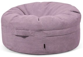Лилав пуф от рипсено кадифе Roll 105 – SLOWDOWN