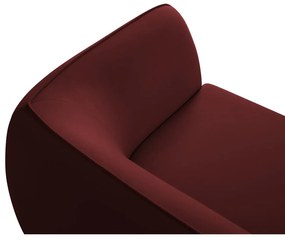 Червен кадифен диван 190 cm Lando - Micadoni Home