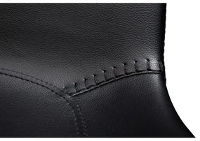 Черен стол за хранене от изкуствена кожа DAN-FORM Дания Hype - DAN-FORM Denmark