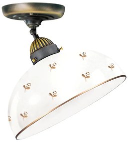 Kolarz 731.10.171 - Прикрепен полилей NONNA 1xE27/75W/230V Ø 30 см, форма на цвете, розово злато