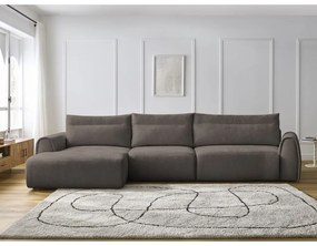 Кафяв ъглов диван Aden – Bobochic Paris