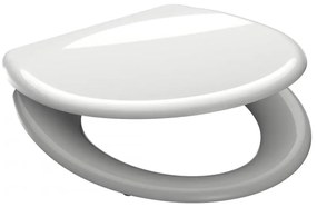Schütte 82300-A - Бяла тоалетна седалка с плавно затваряне, дуропласт