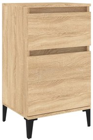 819714 vidaXL Нощно шкафче, дъб сонома, 40x35x70 см