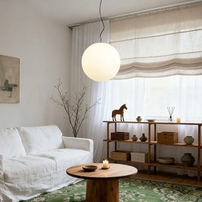 Скандинавски висящ аплик от опалово стъкло 40 см - Ball 40