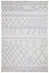 Килим (60 x 100) 23001A - Бял, Сиво Бял
Сив