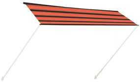 Sonata Сенник с падащо рамо, 300х150 см, оранжево и кафяво