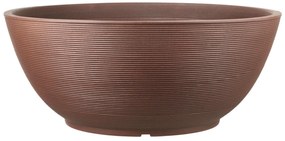 Teraplast - Кръгла кашпа ARENA 80 - бронз
