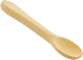 Жълта детска лъжичка от силикон – Orion