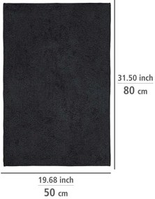 Черен комплект аксесоари за баня Belluno – Wenko