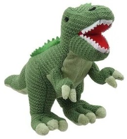 Плетена играчка Динозавър T-rex, 28 см, серия Wilberry Knitted