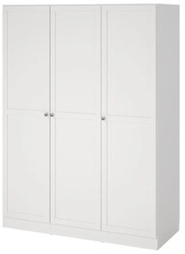 Бял гардероб 147x200 cm Billund - Tvilum