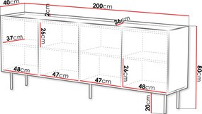 ТV шкаф Lucca plus-Mauro