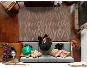 Червен килим Lana, 160 x 230 cm - Universal