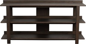 Конзолна маса с дъбов плот в тъмно естествен цвят 43x150 cm Kilian – Rowico