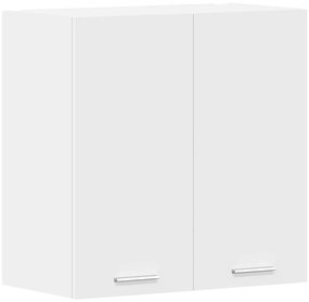 801268 vidaXL Висящ шкаф, Lyon бял, 60x31x60 см, инженерно дърво