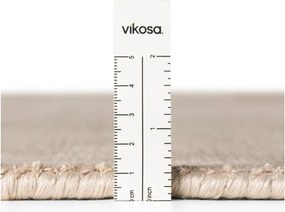 Бежов ръчно изработен килим от вискоза 200x300 cm Noemi – Vikosa