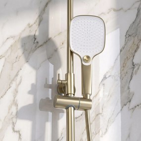 Комплект за душ PREMIUM Rea Como M1 Brush Gold