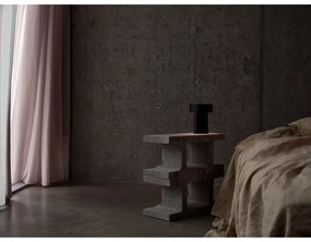 Черна пластмасова LED настолна лампа (височина 18 cm) Oblong – Zone