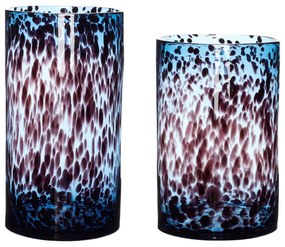 Комплект от 2 стъклени вази Hazy - Hübsch