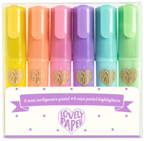 Djeco - Мини цветни маркера пастелни цветове DD03754