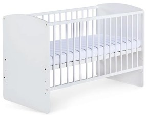 KLUPŚ - Бебешко креватче KAROLINA II 120x60 cm бор/бяло