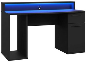 Писмено бюро IVAR с вградена подсветка, черно